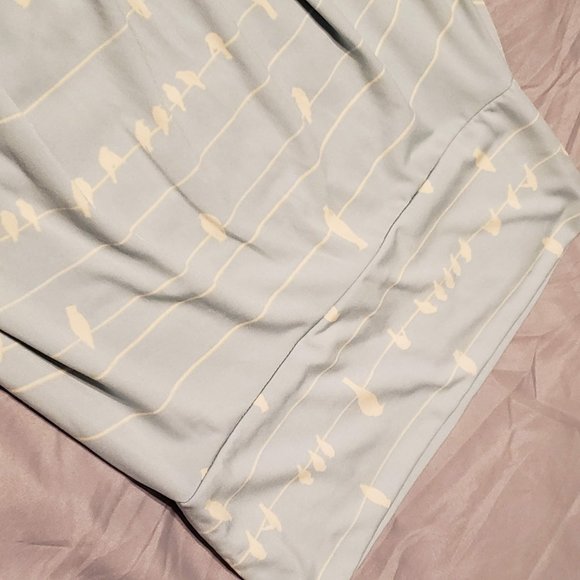 RARE Azure LLR With Birds Print - Picture 2 of 3